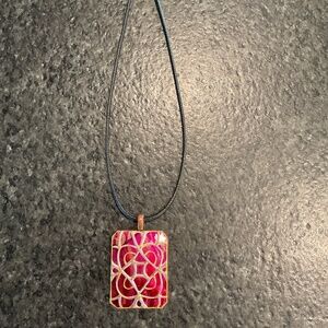NWOT Hand Painted Copper Pendant, Renee Taylor Gallery, Sedona, AZ